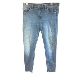 Wit & Wisdom Embroidered Seamless Skinny Jeans